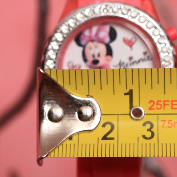 Minnie Mouse Digital Pink Round Watch - Picture 9 of 13